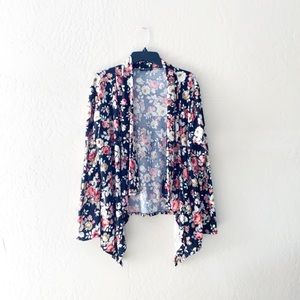 Sweet Candy Floral Soft Knit Cozy‎ Sweater Cardigan